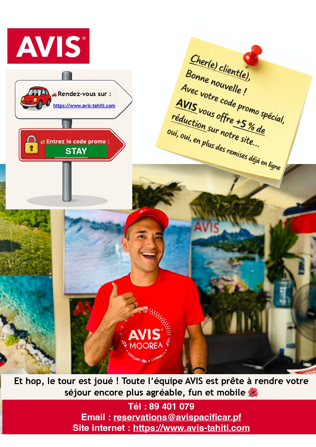 Code promo AVIS STAY